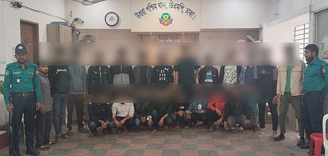 উত্তরা পশ্চিম থানা পুলিশের বিশেষ অভিযানে বিভিন্ন অপরাধে জড়িত ২১ জন গ্রেফতার