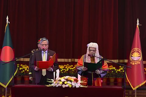 প্রধান বিচারপতি হিসেবে শপথ নিলেন জুবায়ের রহমান চৌধুরী