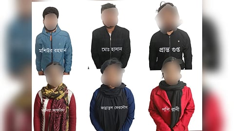 অসামাজিক কার্যকলাপের অভিযোগে ০৬ জনকে গ্রেফতার করেছে কলাবাগান থানা পুলিশ