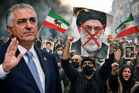 খামেনি সরকারের বিরুদ্ধে আন্দোলন জোরদারের আহ্বান যুবরাজ রেজার