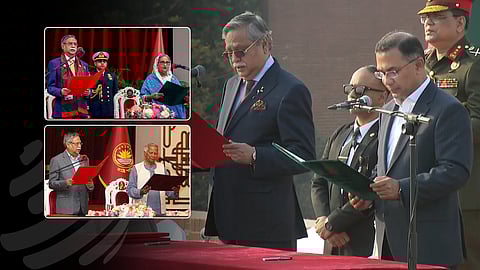 তিন বছরে তিন সরকারকে শপথ পড়ালেন রাষ্ট্রপতি সাহাবুদ্দিন