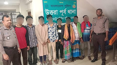 উত্তরা পূর্ব থানা পুলিশের বিশেষ অভিযানে বিভিন্ন অপরাধে জড়িত ০৮ জন গ্রেফতার