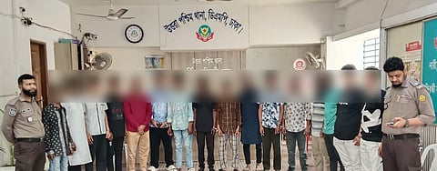 উত্তরা পশ্চিম থানা কর্তৃক ১৬ জন অপরাধী গ্রেফতার