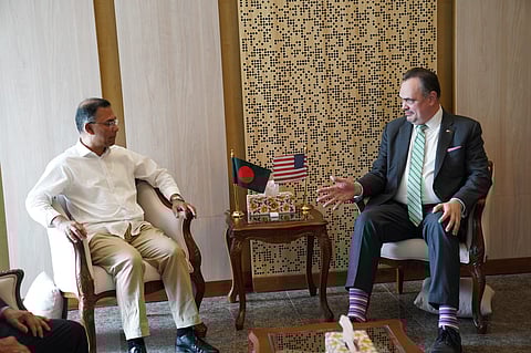 প্রধানমন্ত্রীর সঙ্গে মার্কিন রাষ্ট্রদূতের সৌজন্য সাক্ষাৎ