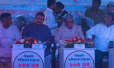 সাহিত্যের সবক্ষেত্রে রবীন্দ্রনাথের বিচরণ ছিল দৃঢ়: মির্জা ফখরুল