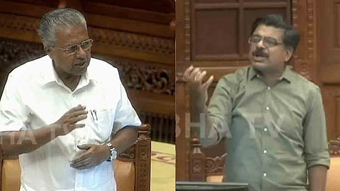 സഭയിൽ പോരു മുറുകുന്നു: പിണറായിയും സ്വപ്നയും ശിവശങ്കറും ക്ലിഫ് ഹൗസിൽ യോഗം ചേർന്നെന്ന് കുഴൽനാടൻ; ക്ഷുഭിതനായി മുഖ്യമന്ത്രി