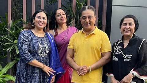 ഉലകനായകനൊപ്പം പത്താന് കാണാനെത്തി എണ്പതുകളിലെ നായികമാര്: ചിത്രങ്ങള് വൈറല്