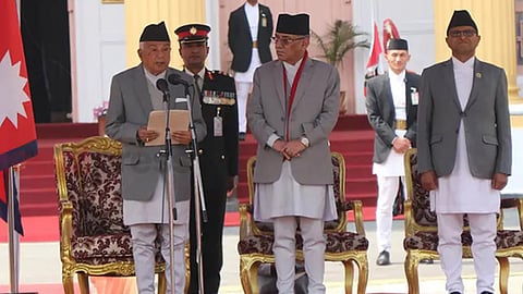 നേപ്പാൾ പ്രസിഡന്റായി രാം ചന്ദ്ര പൗഡൽ ചുമതലയേറ്റു