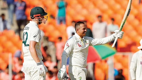 ഓസീസിന് ഗ്രീന് സിഗ്നല്: ഖവാജയ്ക്കും ഗ്രീനിനും സെഞ്ചുറി