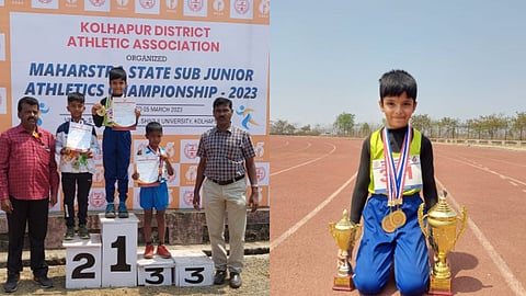 മഹാരാഷ്ട്ര സബ് ജൂനിയർ അത്ലറ്റിക് മീറ്റിൽ മലയാളി വിദ്യാർഥിക്ക് ഇരട്ട സ്വർണ്ണവും വ്യക്തിഗത ചാമ്പ്യൻഷിപ്പ് ട്രോഫിയും