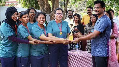 വനിതാ ദിനത്തോടനുബന്ധിച്ച് നടന്ന വിമെൻ ബാഡ്മിന്റൺ ടൂർണമെൻ്റ്: കോട്ടയം പ്രസ് ക്ലബ് ടീമിന് ഓവറോൾ കിരീടം