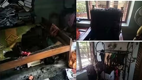 കാട്ടാക്കടയിൽ വിമുക്ത ഭടൻ ബന്ധുവീടിന് തീയിട്ടു; അറസ്റ്റിൽ