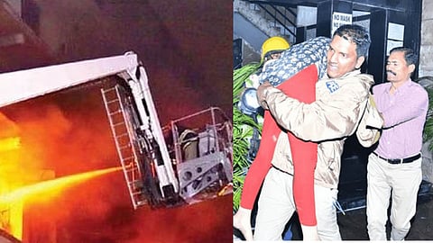 സെക്കന്തരാബാദ് ഷോപ്പിങ് കോംപ്ലക്സിലുണ്ടായ തീപിടുത്തത്തിൽ 6 മരണം: 12 പേർക്ക് പരുക്ക്