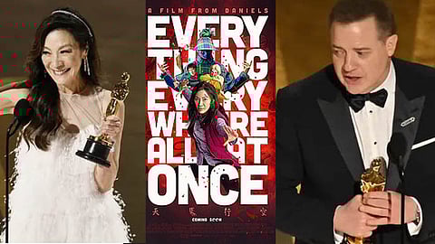 ഓസ്കർ 2023 : എവരിതിങ് എവരിവേർ ഓൾ അറ്റ് വൺസ് മികച്ച ചിത്രം: നടൻ ബ്രണ്ടൻ ഫ്രേസർ, നടി മിഷേൽ യോ