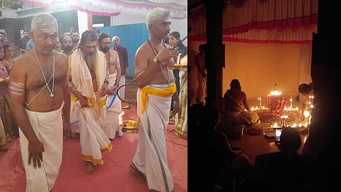 ബദ്ലാപ്പൂർ അയ്യപ്പ ക്ഷേത്രത്തിലെ പ്രാണ പ്രതിഷ്ഠയ്ക്ക് തുടക്കമായി