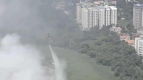 പുകയൊടുങ്ങാതെ കൊച്ചി: ജാഗ്രതാനിർദ്ദേശം