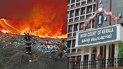 ബ്രഹ്മപുരം തീപിടുത്തത്തിൽ സ്വമേധയ കേസെടുത്ത് ഹൈക്കോടതി