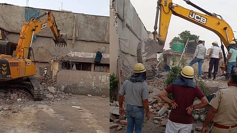 ഹരിയാനയിൽ 3 നില കെട്ടിടം തകർന്നു വീണ് 4 മരണം; 20 ഓളം പേർക്ക് പരിക്ക്