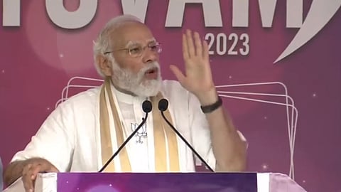 ''ഇന്ത്യയുടെ വളർച്ചയ്ക്കു കാരണം യുവാക്കൾ, ലോകം ഭാരതത്തെ ഉറ്റു നോക്കുകയാണ്''; പ്രധാനമന്ത്രി