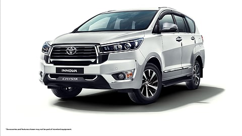 പുതിയ ഇന്നോവ ക്രിസ്റ്റയുടെ വില പ്രഖ്യാപിച്ച് ടൊയോട്ട കിര്ലോസ്കര് മോട്ടോഴ്സ്