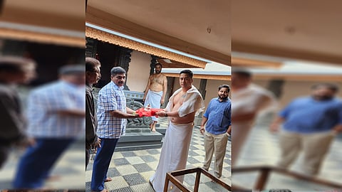 ബദ്ലാപ്പൂർ ക്ഷേത്രത്തിൽ ശ്രീ അയ്യപ്പന് വെള്ളിക്കിരീടം സമർപ്പിച്ചു