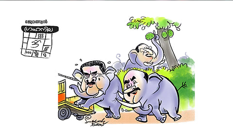 കോൺഗ്രസിലെ കൊമ്പന്മാരും കുങ്കികളും