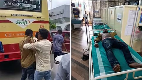 ഓട്ടോ ഡ്രൈവറെ കെ-സ്വിഫ്റ്റ് ബസ് കണ്ടക്ടർ മർദിച്ചതായി പരാതി