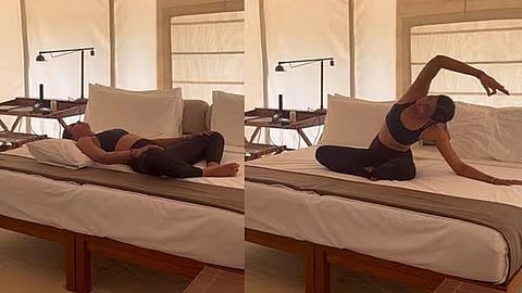 കുറച്ച് വ്യായാമങ്ങളായാലോ..?? കട്ടിലിൽ നിന്ന് എഴുന്നേൽക്കാതെ തന്നെ..!! (Video)