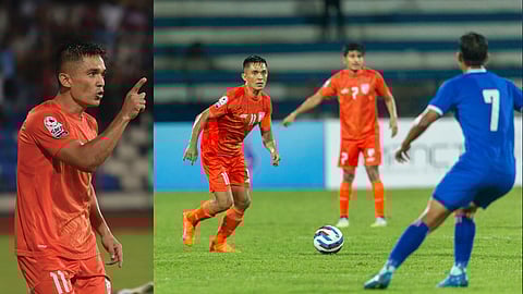 ഛേത്രി വഴി ഇന്ത്യ സെമിയില്; നേപ്പാളിനെ 2-0ന് പരാജയപ്പെടുത്തി