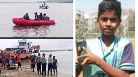 മുങ്ങൽ വിദഗ്ധർ തിരച്ചിൽ നടത്തിയ ദൃശ്യം | നിഖിൽ