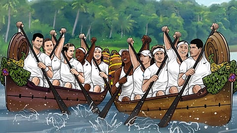 വിംബിൾഡണിനു കേരള ടച്ച്; പ്രചാരണത്തിന് ചുണ്ടൻവള്ളത്തിന്റെ ചിത്രവും