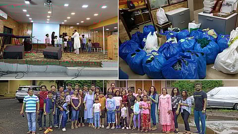 ചിൽഡ്രൻസ് ക്ലബ് കുടുംബാംഗങ്ങൾ പനവേൽ സീൽ ആശ്രമത്തിൽ