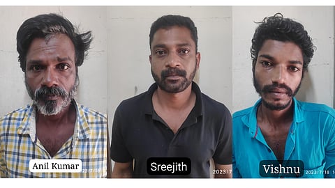 അറസ്റ്റിലായ പ്രതികൾ