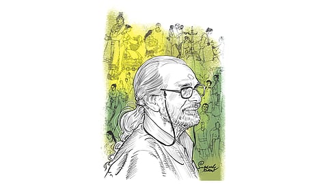 ലൈൻ സ്കെച്ചുകളുടെ 'പരമശിവൻ'