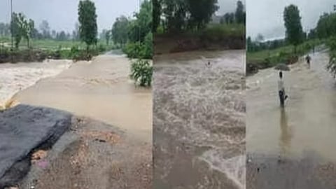 മഹാരാഷ്ട്രയിൽ കനത്ത മഴ: നന്ദേഡിലെ പല ഗ്രാമങ്ങളും വെള്ളത്തിനടിയിൽ; 2 മരണം