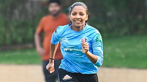 മിന്നു മണി പരിശീലനത്തിൽ, ഫയൽ ചിത്രം.