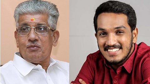 NSS General Secretary Sukumaran nair, LDF Candidate Jaick C Thomas