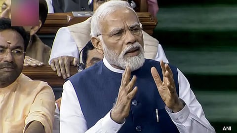 PM Modi at Lok Sabha