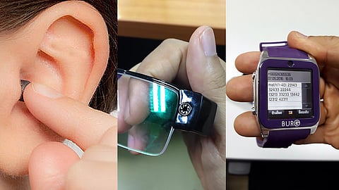 high tech exam cheating