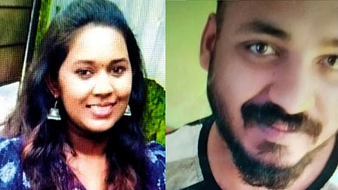 കൊല്ലപ്പെട്ട രേഷ്മ, പ്രതി നൗഷിദ്.