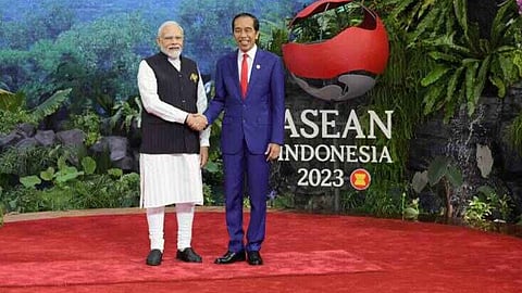 പ്രധാനമന്ത്രി നരേന്ദ്ര മോദിയും ഇന്തോനേഷ്യൻ പ്രസിഡന്റ് ജോകോ വിഡോഡോയും