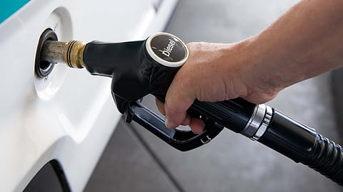 Diesel filling in a vehicle