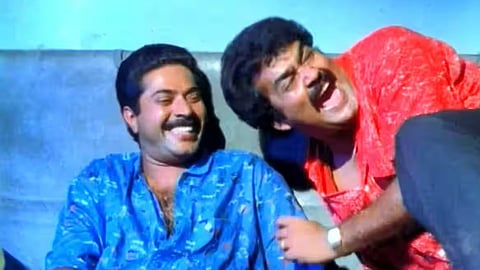 കെ.ജി. ജോർജിന് ഏറെ ഇഷ്ടപ്പെട്ട നമ്പർ 20 മദ്രാസ് മെയിൽ എന്ന സിനിമയിൽ മമ്മൂട്ടിയും മോഹൻലാലും.