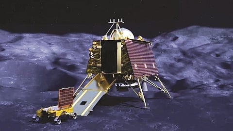 Vikram lander and Pragyan rover