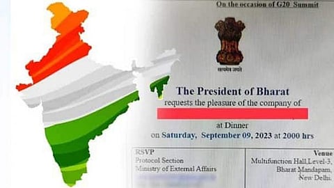 'ഇന്ത്യ'യല്ല 'ഭാരതം'; രാജ്യത്തിന്റെ പേര് മാറ്റിയേക്കുമെന്ന് റിപ്പോർട്ട്