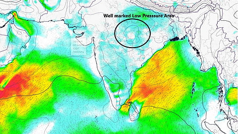 ന്യൂനമർദം ശക്തി പ്രാപിക്കുന്നു; സംസ്ഥാനത്ത് മഴ തുടരും