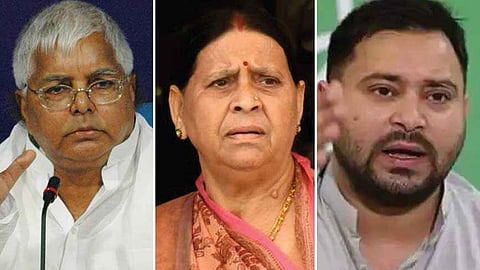 ലാലു പ്രസാദ് യാദവ്, റാബ്റി ദേവി, തേജസ്വി യാദവ്