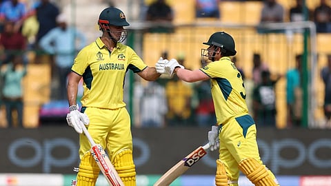 Mitchel Marsh and David Warner stitched a 235-run opening partnership for Australia against Pakistan.