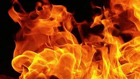 Massive fire breaks out in Udumbupara forest