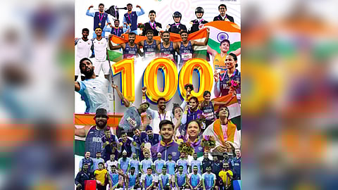 മാന്ത്രിക സംഖ്യ കടന്നു; ഏഷ്യൻ ഗെയിംസ് പടയോട്ടം അവസാനിപ്പിച്ച് ഇന്ത്യ